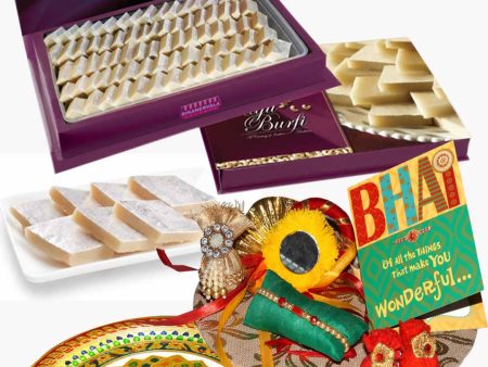 Bikanervala Kaju Katli and Rakhi Puja Thali Online now