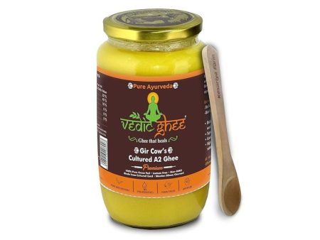 Vedic Ghee Premium A2 Gir Cow Cultured Ghee from Kesariya Farm Indian Gir Cow Ghee, Pure A2 Ghee, Natural & Healthy For Discount