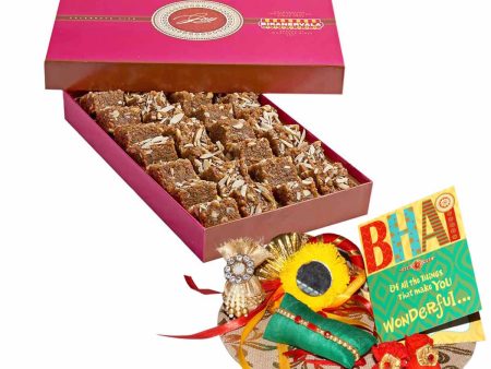 Bikanervala Kaju Dhoda Plain Rakhi Gift For Cheap