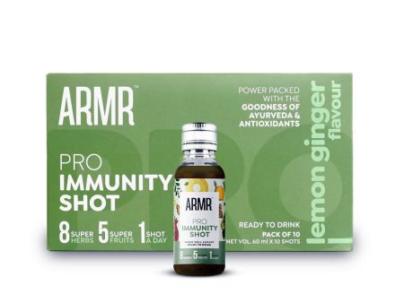 ARMR Pro Immunity Shot Lemon Ginger Flavour Online now