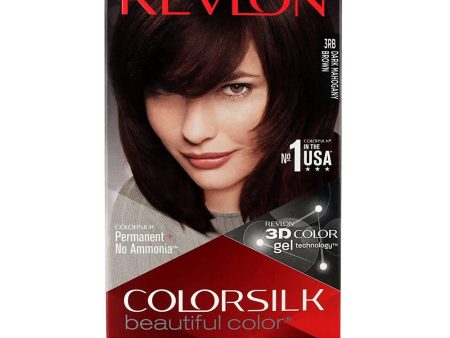 Revlon ColorSilk Beautiful Color - Dark Mahogany Brown 3RB  For Discount