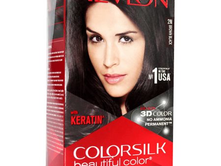 Revlon ColorSilk Beautiful Color - Brown Black 2N Discount