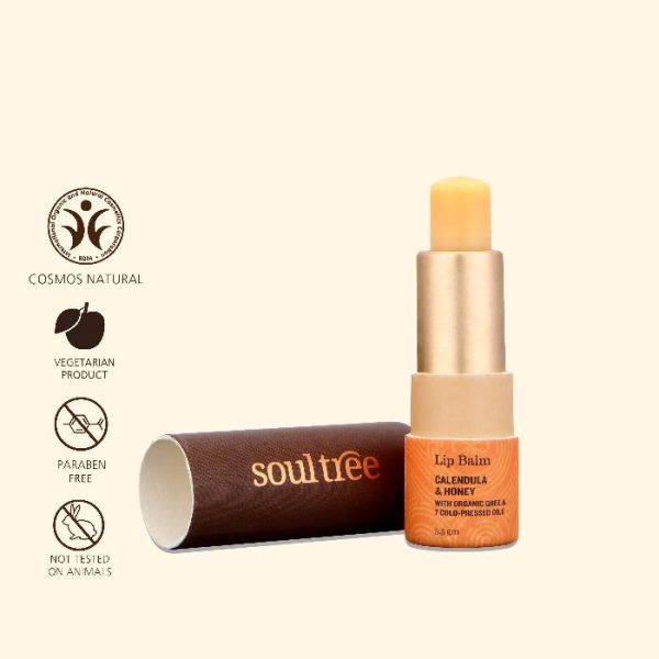 Soultree Calendula & Honey With Organic Ghee Lip Balm For Cheap