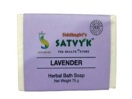 Siddhagiri s Satvyk Handmade Lavender Herbal Bath Soap For Sale