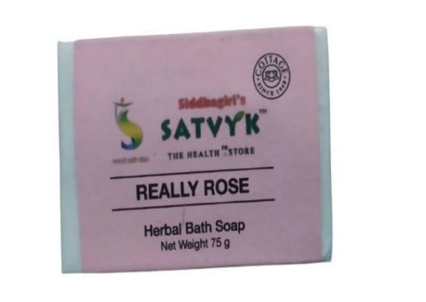 Siddhagiri s Satvyk Really Rose Herbal Bath Soap Discount