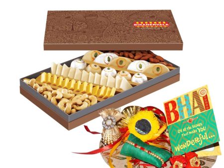 Bikanervala Diamond Meetha Namkeen Rakhi Gift Online Hot Sale