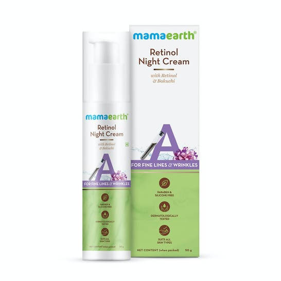 Mamaearth Retinol Night Cream with Retinol & Bakuchi For Discount