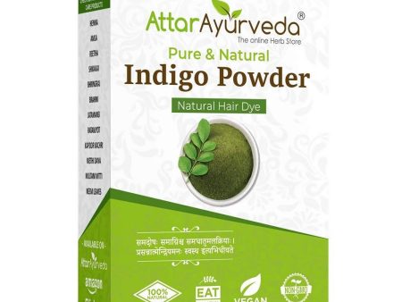 Attar Ayurveda Pure & Natural Indigo Powder - Natural Hair Dye Fashion