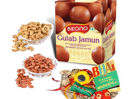 Bikano Gulab Jamun and Dryfruits Rakhi Gifts Supply