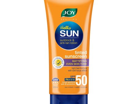 Joy Revivify Hello Sun Sunblock & Anti-tan Lotion (SPF 50 PA+++) Discount