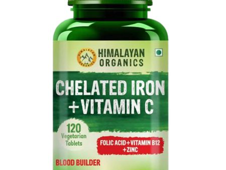 Himalayan Organics Chelated Iron Plus Vitamin C Tablets Cheap