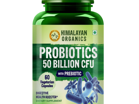 Himalayan Organics Probiotics Supplement 50 billion Prebiotics Capsules Online Sale