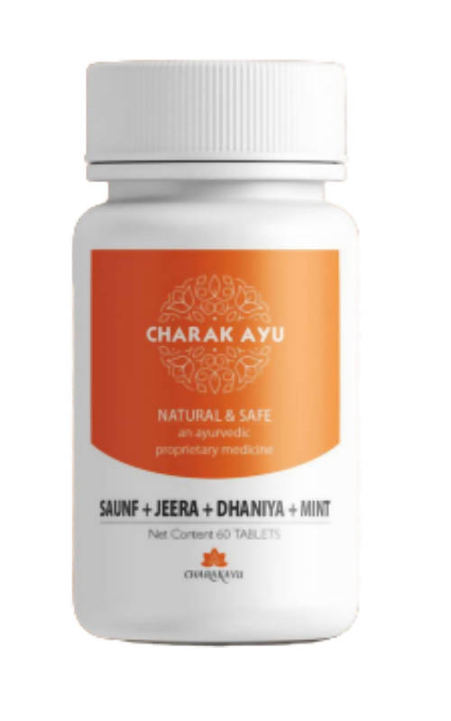 Charakayu Saunf + Jeera + Dhaniya + Mint Tablets Discount