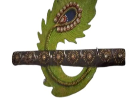 Kundan HandiKrafts Designer Wooden Leaf Shaped Key Holders Fashion