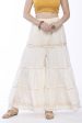 Mominos Fashion Cotton Off White Stripe With Gota Sharara Online Sale