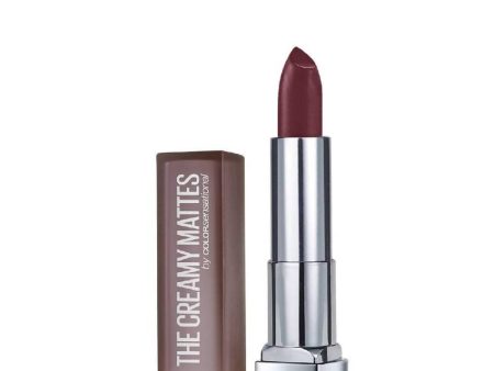 Maybelline New York Color Sensational Creamy Matte Lipstick   696 Burgundy Blush Online Hot Sale