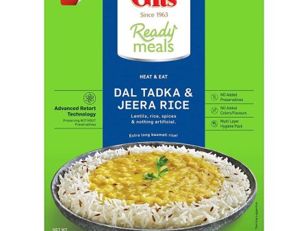 Gits Ready Meals Heat & Eat Dal Tadka & Jeera Rice For Cheap