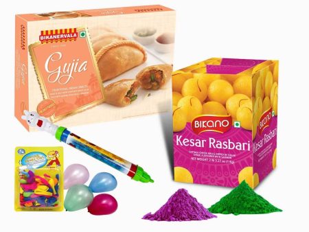 Bikano Kesar Rasbhari With Holi Ghujia Supply