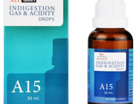 Allen Homeopathy A15 Indigestion Gas & Acidity Drops Cheap