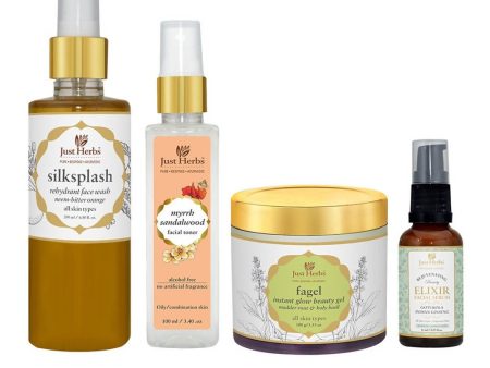 Just Herbs Combination Skin Essentials Combo Online Hot Sale