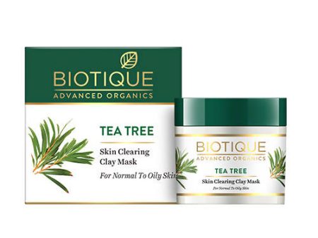 Biotique Advanced Organics Tea Tree Skin Clearing Clay Mask For Discount