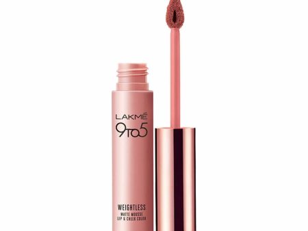 Lakme 9 to 5 Weightless Mousse Lip & Cheek Color - Blush Velvet Cheap