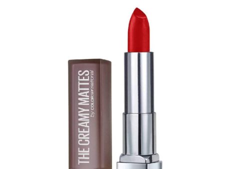 Maybelline New York Color Sensational Creamy Matte Lipstick   640 Red Liberation Online