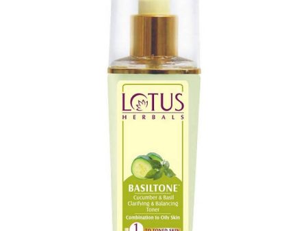 Lotus Herbals Basiltone Cucumber & Basil Clarifying & Balancing Toner Discount