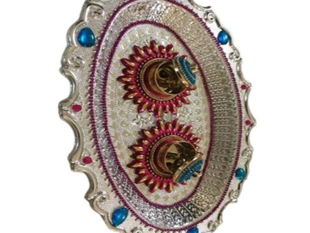 Kundan HandiKrafts Designer Haldi Kumkum Platters on Sale