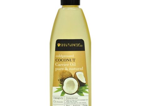 Soulflower Coldpressed Coconut Carrier Oil Pure & Natural Hot on Sale