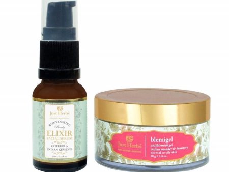 Just Herbs Blemish-control Nigh Kit - Oily   Combination Skin Combo For Discount