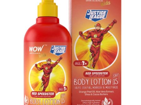 Wow Skin Science Kids Body Lotion - Red Speedster Flash Edition Online