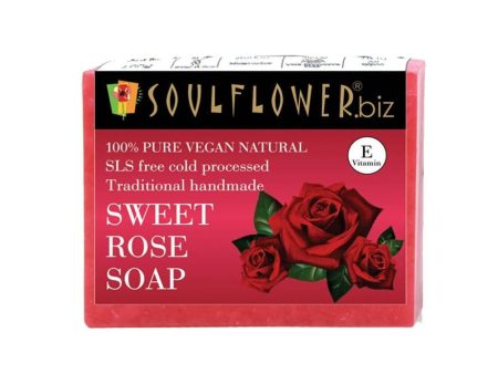 Soulflower Sweet Rose Handmade Soap Sale