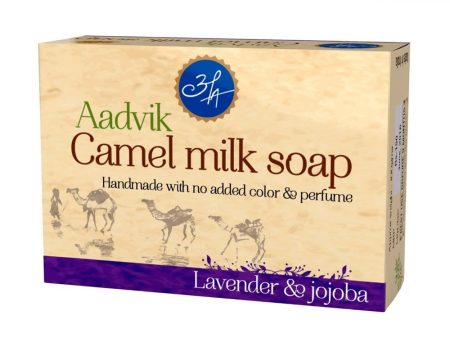 Aadvik Camel Milk Soap - Lavender & Jojoba Essential Oil For Sale