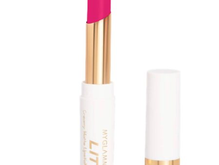 MYGLAMM LIT Creamy Matte Lipstick Rossini Online