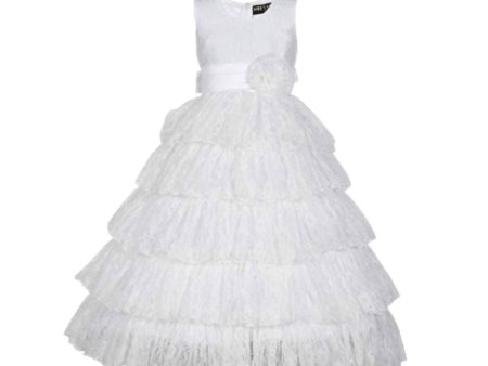 Asmaani Baby Girl s White Colour Fancy Dress (AS-DRESS-22110) Supply