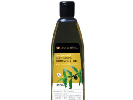 Soulflower Cold Pressed Pure Natural Bhringaraj Oil Online Hot Sale