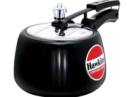 Hawkins Contura Hard Anodised Aluminium Pressure Cooker 3 Litre - Black Supply