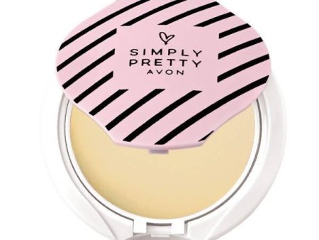 Avon Simply Pretty Smooth and White Whitening Pressed Powder Almond Hot on Sale