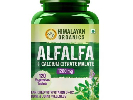 Himalayan Organics Alfalfa + Calcium Citrate Malate 1200mg Tablets Online Sale