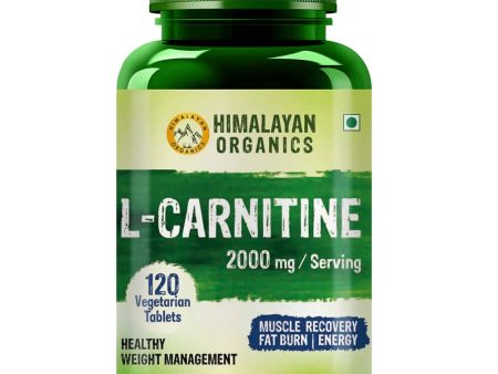 Himalayan Organics L Carnitine 2000mg Serving Tablets Hot on Sale