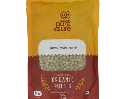 Pure & Sure Green Peas Dried Traditional Organic Pulses Online Sale