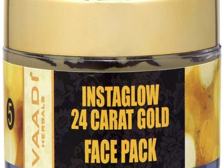 Vaadi Herbals Instaglow 24 Carat Gold Face Pack Online