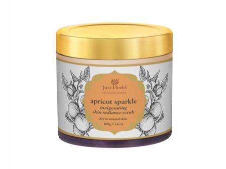 Just Herbs Apricot Sparkle Invigorating Skin Radiance Scrub For Discount