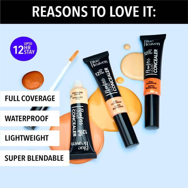 Blue Heaven Flawless Liquid Concealer Cream Online