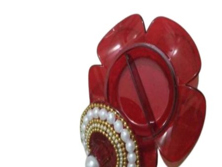 Kundan HandiKrafts Designer Haldi Kumkum Holder Hot on Sale