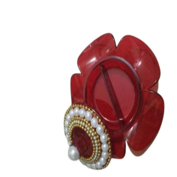 Kundan HandiKrafts Designer Haldi Kumkum Holder Hot on Sale