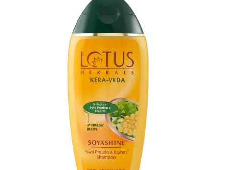 Lotus Herbals Kera-Veda Soyashine Soya Protein And Brahmi Shampoo For Discount