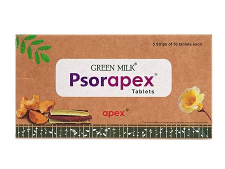 Apex Ayurvedic Green Milk Psorapex Tablets Fashion