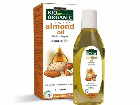 Indus Valley Bio Organic Cold Pressed Sweet Almond Oil Online Hot Sale